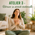 Atelier 3 - Retrouver sérénité émotionnelle