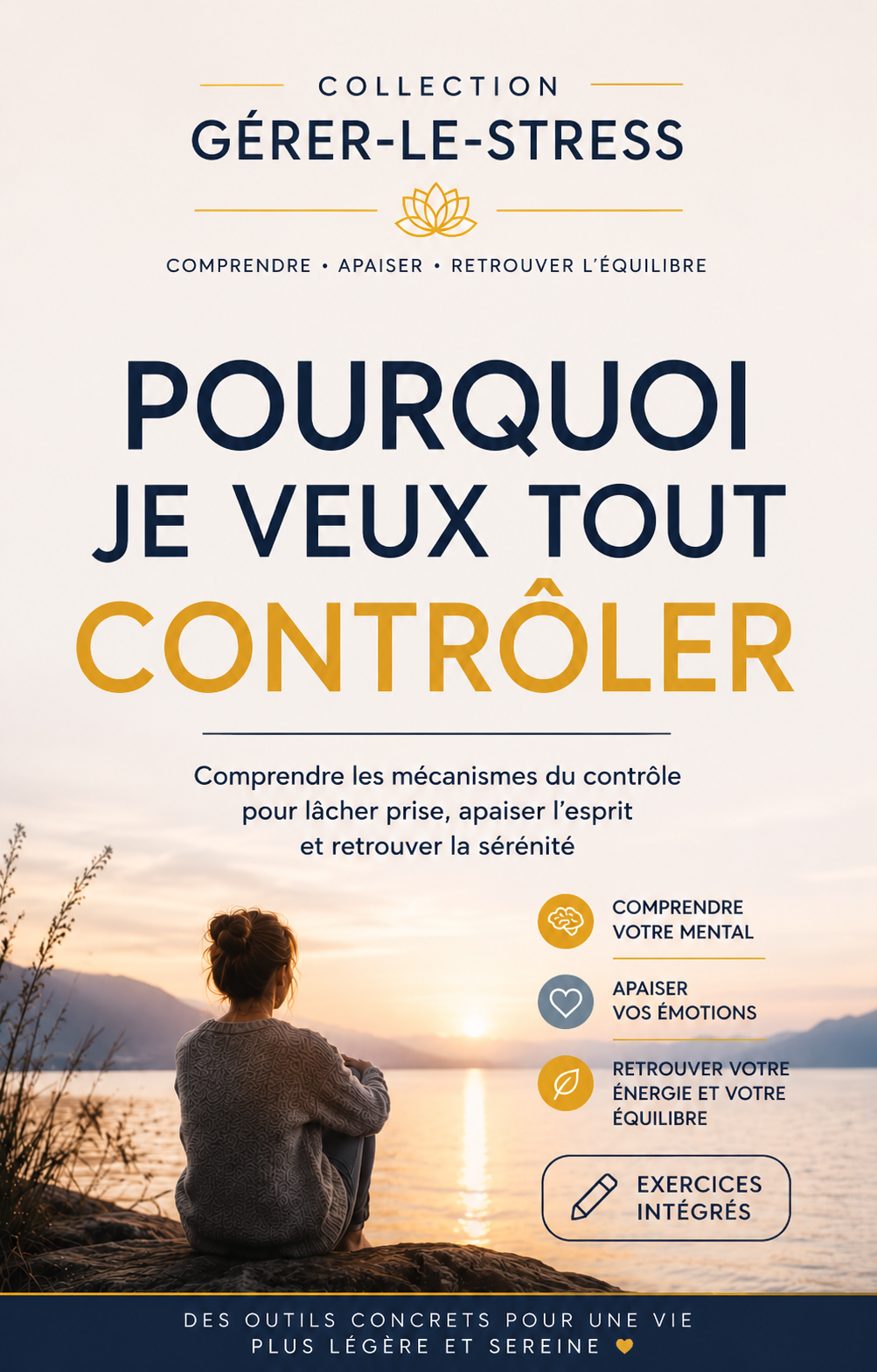Livre - Pourquoi je veux tout contrôler (Tome 2, série Gérer le stress)